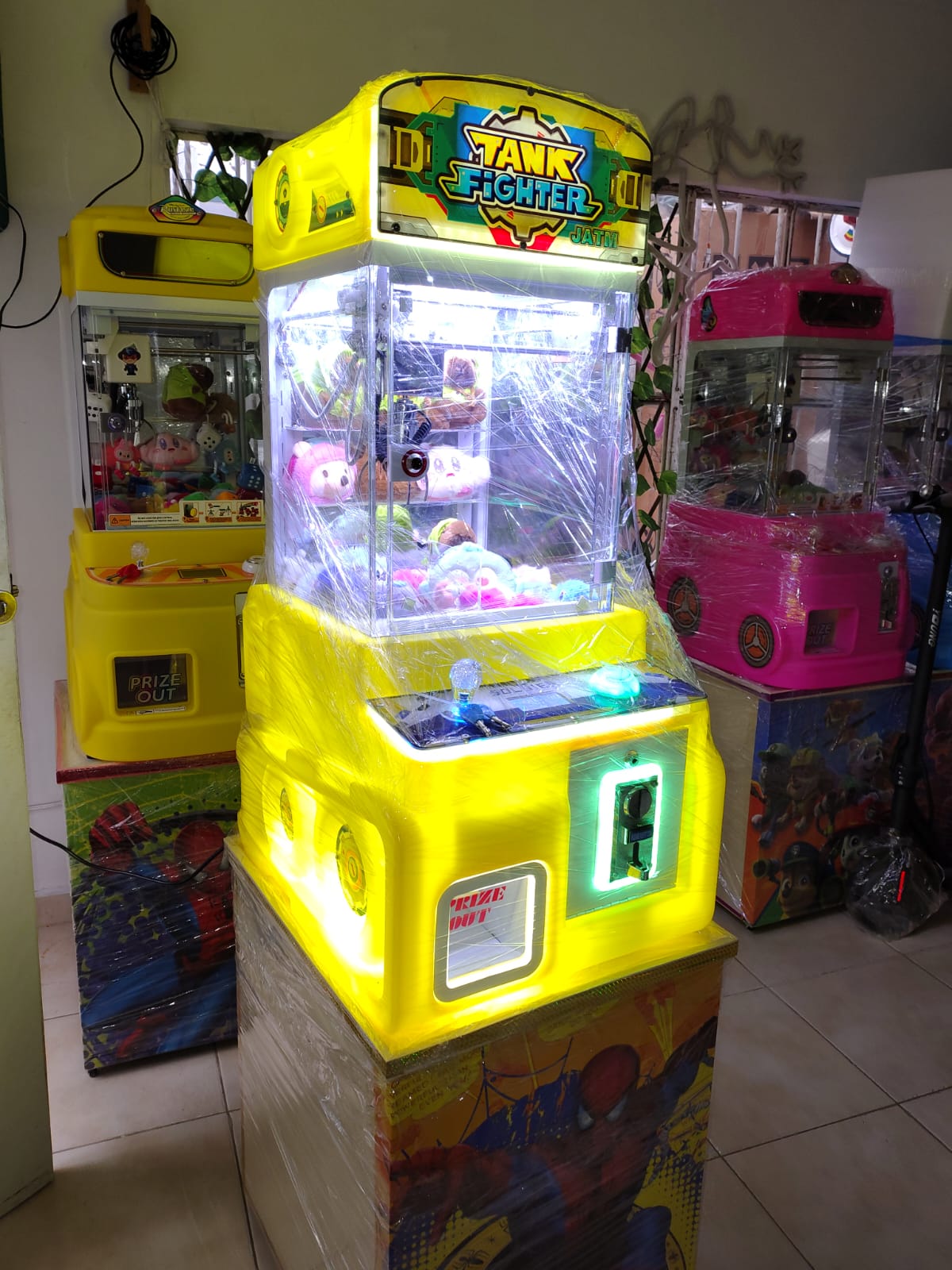 Máquina de garra Tank Fighter